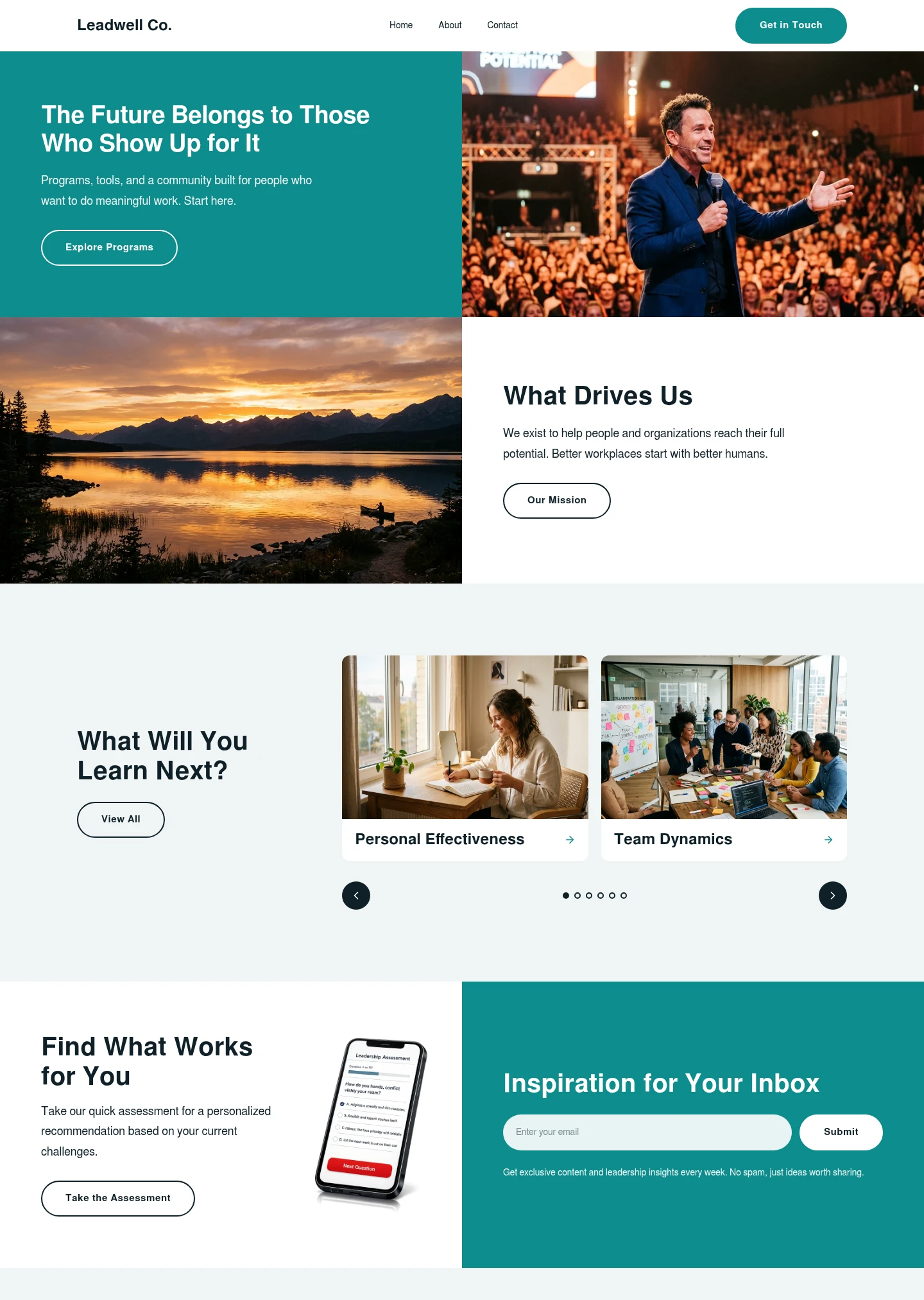 Fresco website design style preview